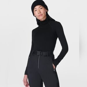 Sweaty Betty Modal Dot High Neck Jacquard Base Layer Size S